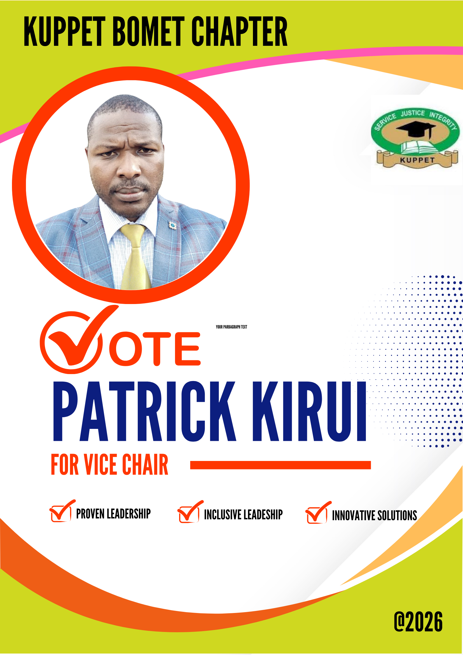 KIRUI VC POSTER KIRUI VC POSTER